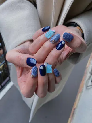 ネイル To Me Nail所属・🩵 mei🩵のネイルデザイン