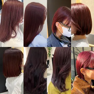 カラー ナミ🩶暗髪/暖色 ❤️/透明感/縮毛のヘアスタイル