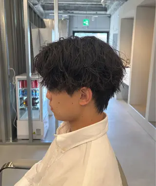 パーマ メンズ メンズパーマ✨ メンズカット聖のヘアスタイル