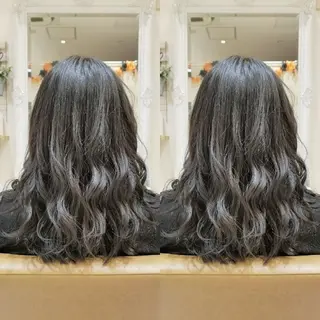 セミロング カラー grow上野御徒町【グロウ】所属・ブリーチ・ハイトーン 特化🎉内山のヘアスタイル
