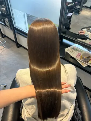 ロング maki💖 ボブ/縮毛矯正のヘアスタイル