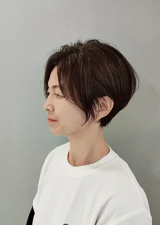 ショート パーマ カラー YUTORI hair&spa所属・ショート特化 上尾 YUTORIのヘアスタイル