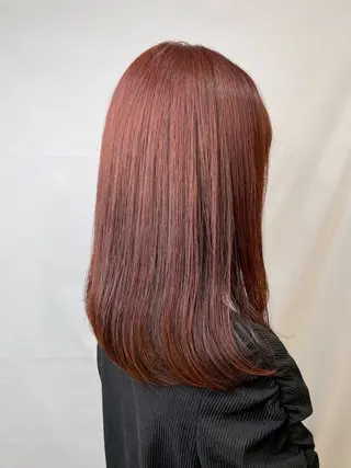 ミディアム 富永 美玖のヘアスタイル