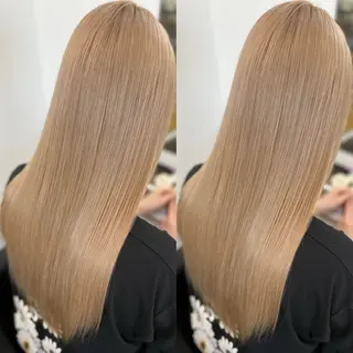 セミロング 前髪カット無料🎉 髪質改善✨影山湧市のヘアスタイル