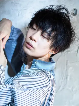 ミディアム パーマ メンズ STUDIO 4H所属・小山功陽 /メンズスタイルのヘアスタイル