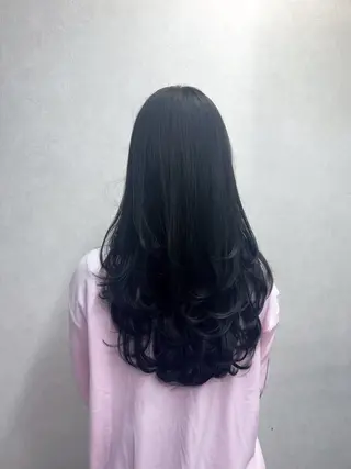 ロング ARMONY 神宮前所属・コテ巻き風パーマ 🦋そま🦋のヘアスタイル