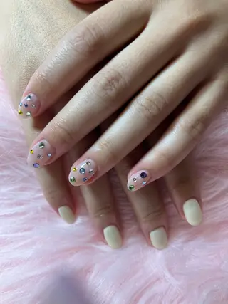 ネイル rukianail 新里のネイルデザイン