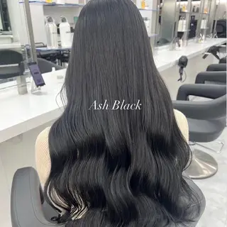 ロング カラー 韓国風暗髪ヘア🤍 🫧MIREIのヘアスタイル