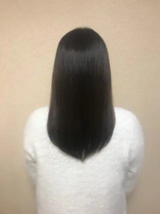 セミロング 透明感カラー・ 髪質改善🩵イケダのヘアスタイル