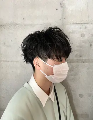 メンズ フリーランスシェアサロンルレイル所属・心斎橋/メンズ /ルレイル/地形真希のヘアスタイル