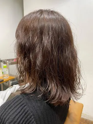 ミディアム パーマ マツゴウ　カズヤ/金 沢文庫／パーマのヘアスタイル