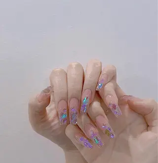 ネイル M🌷nail 長さだし専門店のネイルデザイン