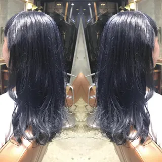 セミロング カラー パーマ ヘアアレンジ メンズ キッズ ネイル マツエク・マツパ サロンドミルク 原宿のヘアスタイル