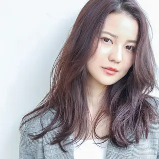 セミロング カラー ツイスパ/波巻き対応 メンズ特化　石川愛理のヘアスタイル