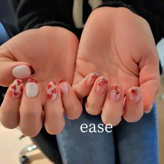 ショート カラー キッズ パーマ ネイル ヘアアレンジ マツエク・マツパ メンズ アイブロウ ChouChou  NAILSALONのネイルデザイン