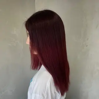 セミロング カラー Ameri 新宿所属・新宿/透明感カラー/ 髪質改善/桜良のヘアスタイル