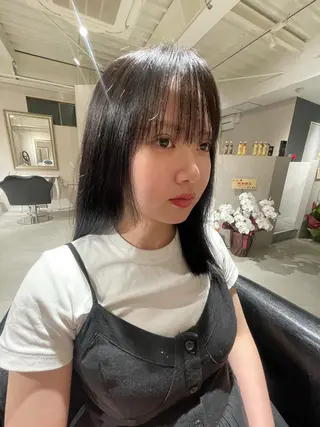 カラー 白髪ぼかし 👒堀江・ヨンスクのヘアスタイル