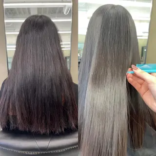 ロング &chaLme   心斎橋所属・emi/髪質改善/ 韓国風/艶カラーのヘアスタイル