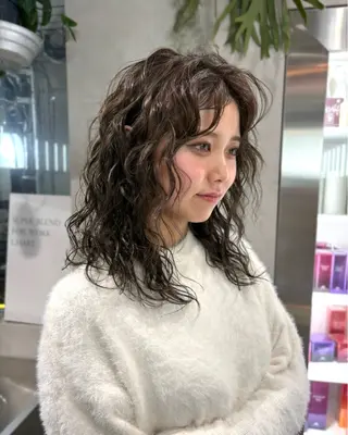 艶ハイトーン/ 輝保🤍✨のヘアスタイル