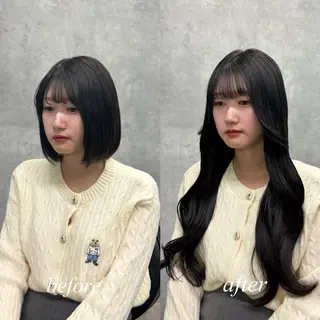 エクステ&"盛れる" 艶髪✨SYURIのヘアスタイル