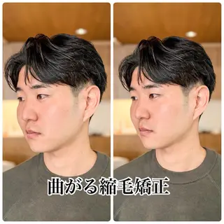 ショート パーマ メンズ 【メンズ縮毛矯正】 FILMS  軍司のヘアスタイル