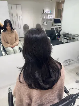 ミディアム カラー 韓国ヘア🇰🇷 /艶カラー/YUYAのヘアスタイル