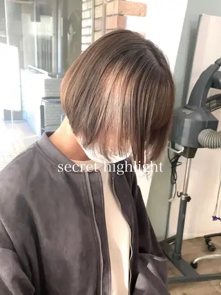 カラー 本町/新町/心斎橋 透明感カラーSANCのヘアスタイル