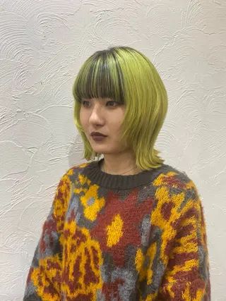 カラー AYUMI/ブリーチ モデル募集中🌻🐝のヘアスタイル