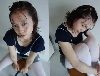 ミディアム カラー viola by FUGA hair所属・カラーモデル募集中 🪽yu-naのヘアスタイル