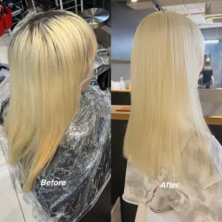 ロング カラー daiki 原宿のヘアスタイル