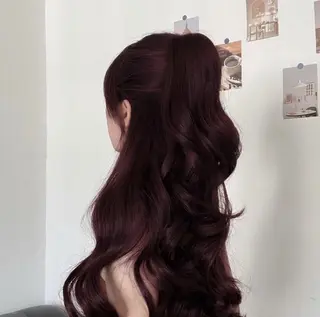 ロング カラー ヘアアレンジ 🫧‪🎀うる艶暖色 🏹Nanako🎀のヘアスタイル