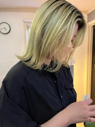 ミディアム NOUN所属・eri kinjoのヘアスタイル