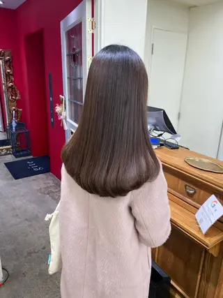 セミロング ウルフ/レイヤー /髪質改善　ナユタのヘアスタイル