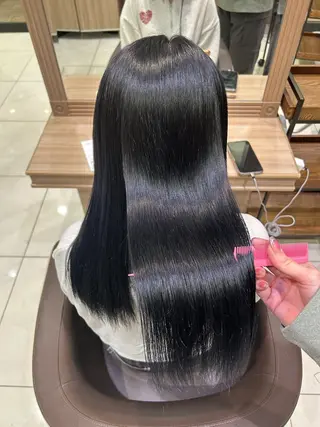 カラー 韓国 ブリーチ無し Wカラー💗夢果💗のヘアスタイル