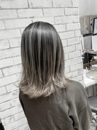 ミディアム カラー パーマ ヘアアレンジ メンズ キッズ ネイル マツエク・マツパ バレイヤージュ🌱 渡邉悟🌱のヘアスタイル