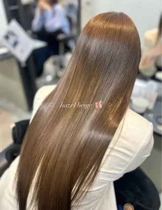 カラー 透明感カラー୨୧ 松山理桜🩰˖ ࣪⊹のヘアスタイル