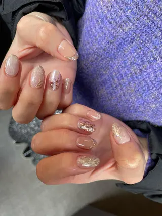 ロング カラー ヘアアレンジ キッズ ネイル マツエク・マツパ アイブロウ 福田 加奈のネイルデザイン