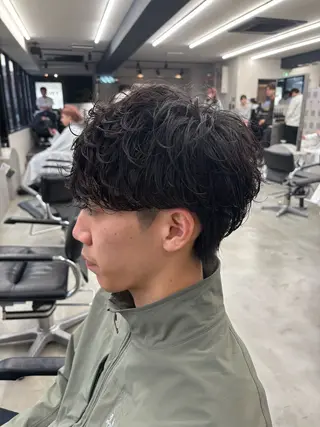 パーマ メンズ 横浜メンズパーマ/ シャドウ/ショウゴのヘアスタイル