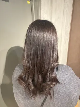 ロング カラー マツナガ トモコのヘアスタイル