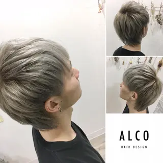 ショート カラー メンズ ワタイショウタ 髪質改善✨眉毛サロンのヘアスタイル