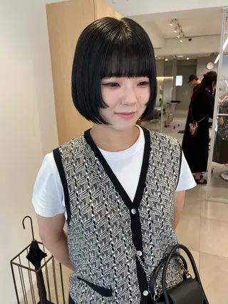 ショート カラー お洒落パーマ/ボブ ❄️Tomoka❄️のヘアスタイル