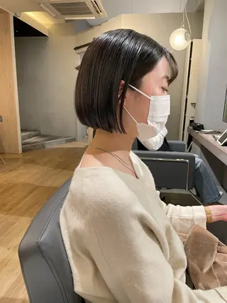 ショート ボブ/パーマ 古家 佑真のヘアスタイル