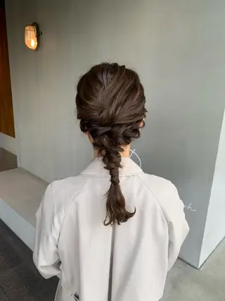 セミロング ピンクカラー/ mana🎀のヘアスタイル