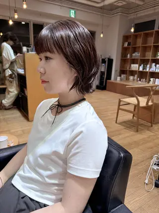 ショート パーマ 大橋 芽衣のヘアスタイル