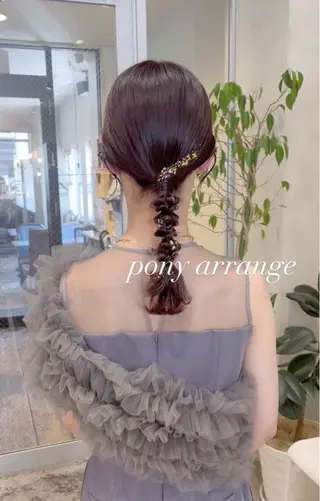 ヘアアレンジ nakahara madokaのヘアスタイル