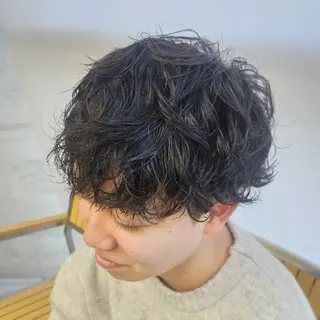 ショート パーマ メンズ ☀️ボブスタイル特化 大山あさひ☀️のヘアスタイル