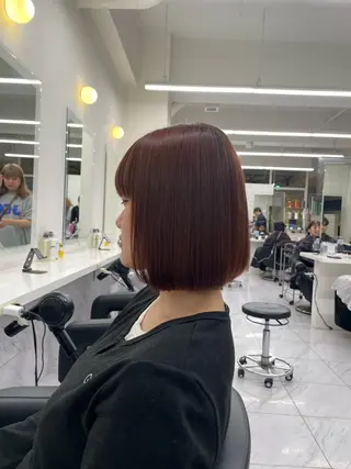 ミディアム カラー ヘアアレンジ 💗横浜美容室 💗HARUNAのヘアスタイル