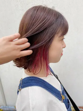 セミロング カラー 【カラーリスト】 Likka.のヘアスタイル