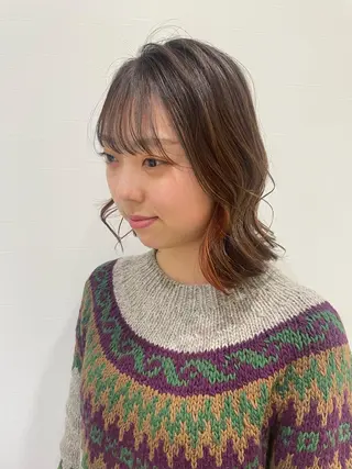 ミディアム 薬院浄水通/ショート /ボブ/rukaのヘアスタイル