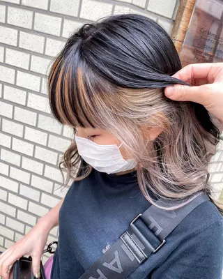 ロング カラー 韓国風スタイル 🍓MIZUKI🍓のヘアスタイル